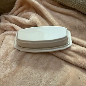 Pfaltzgraff White Butter Dish
